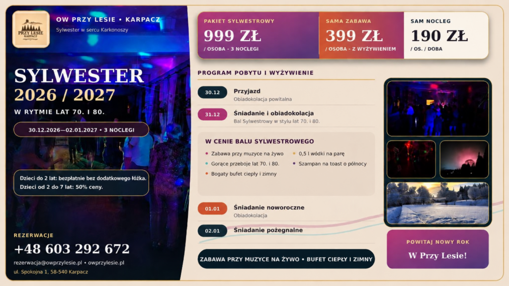 Sylwester w Karpaczu 2026/2027